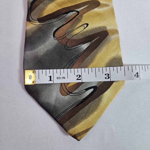 J. Garcia 100% Silk Tie Mens Floating Planes 3.5" x 60" - Picture 7 of 9